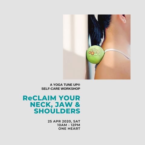 Reclaim Your Neck, Jaw & Shoulders – A Yoga Tune Up® Workshop