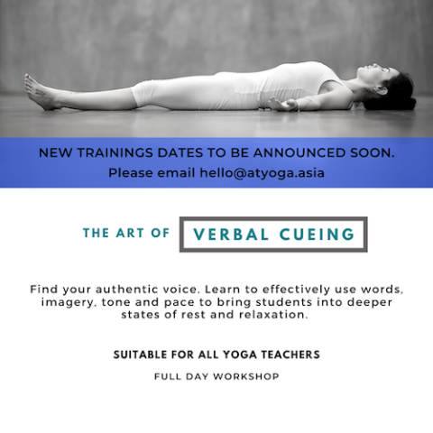 The Art of Verbal Cueing for Savasana and Restorative Poses – Next Training Date TBA